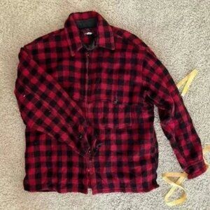 Vintage Johnson cruiser plaid wool jacket